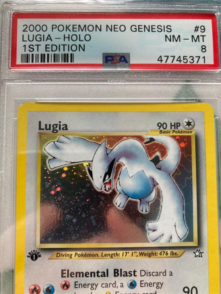 Lugia Neo Genesis First Edition PSA 8