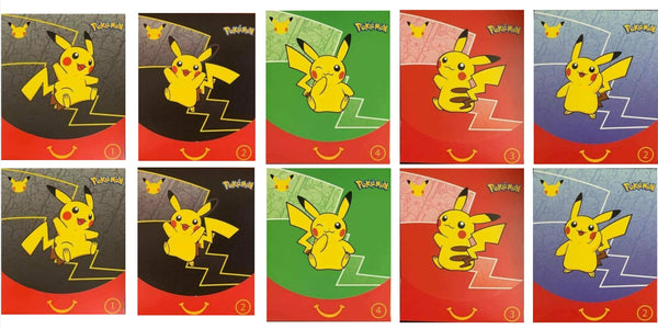 Pokemon McDonald's 25th Anniversary Booster popular Pack - Set of 9